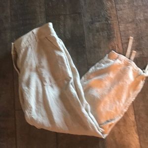 Capri linen pant